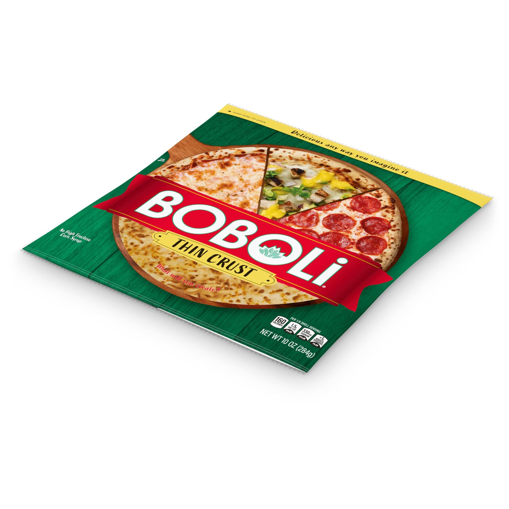 Boboli, Original Italian Thin Pizza Crust, 10oz Package (Pack of 3)