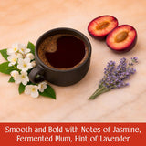 Ethiopia Shantawe Ground Coffee, Medium Roast Ethiopian Coffee, Floral & Fruity Notes with Jasmine, Plum & Lavender, Single Origin Ground Coffee 12oz