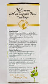 CELEBRATION HERBALS Hibiscus Organic Twist 24 Bag, 0.02 Pound