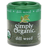Simply Organic Dill Weed, Cut & Sifted, Certified Organic | 0.14 oz | Pack of 6 | Anethum graveolens L.