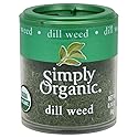 Simply Organic Dill Weed, Cut & Sifted, Certified Organic | 0.14 oz | Pack of 6 | Anethum graveolens L.