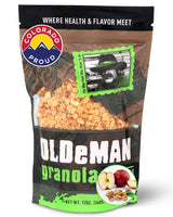 Olde Man Granola Gluten Free Granola - Non-GMO Healthy Granola Cereal - Soft Whole Grain Oats, Butter, Brown Sugar - Handmade in Colorado (Apple