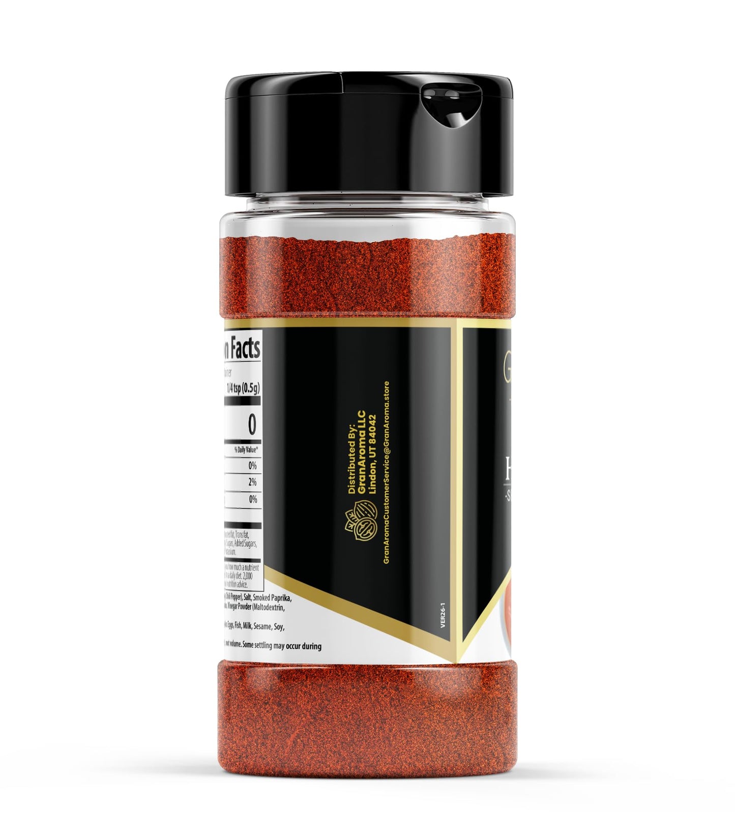 GranAroma Harissa Seasoning Blend, North African Cuisine, Bold & Tangy, Dry Rubs & Roasted Meat (3.68 Ounce)