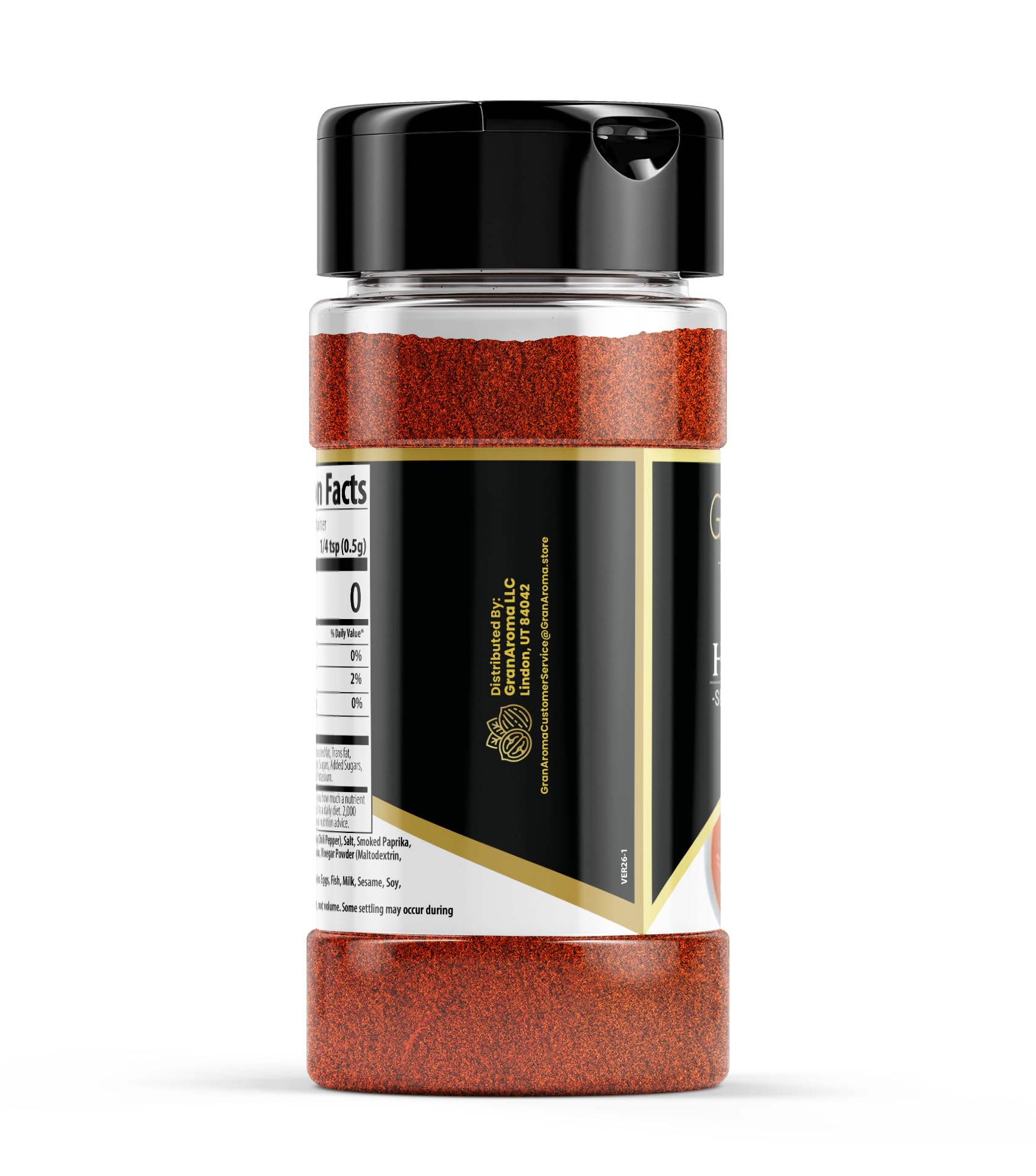 GranAroma Harissa Seasoning Blend, North African Cuisine, Bold & Tangy, Dry Rubs & Roasted Meat (3.68 Ounce)