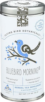 FLYING BIRD BOTANICALS Bluebird Morning Tea, 15 CT