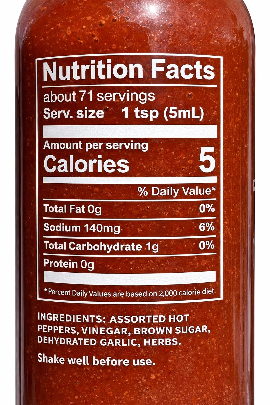 Mississippi Red Pepper Sauce, 12 oz bottle, Hand-crafted well-balanced fermented hot sauce, with Hierloom Pepper Varierties