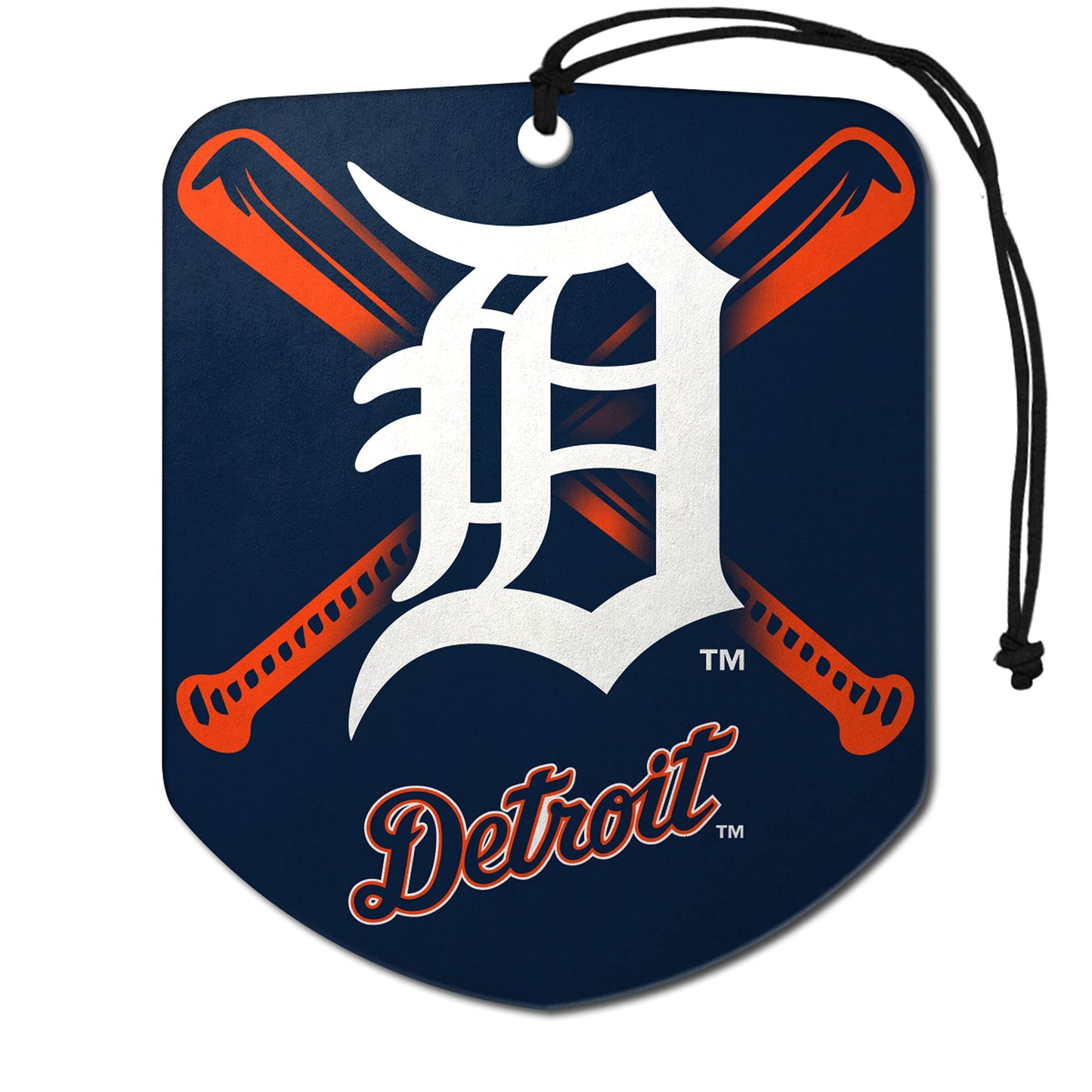 Team ProMark MLB Detroit Tigers Air Fresheners2 Pack Shield Design Air Fresheners, Team Colors, One Size