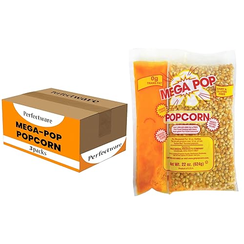 16oz Popcorn Portion Packs with Premeasured Salt and Oil- Package of 3ct