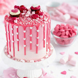 Pink Candy Wafer Chocolate Melts - 12 oz Candy Melting Wafers for Baking, Decorating, Dipping, Drizzling & Desserts