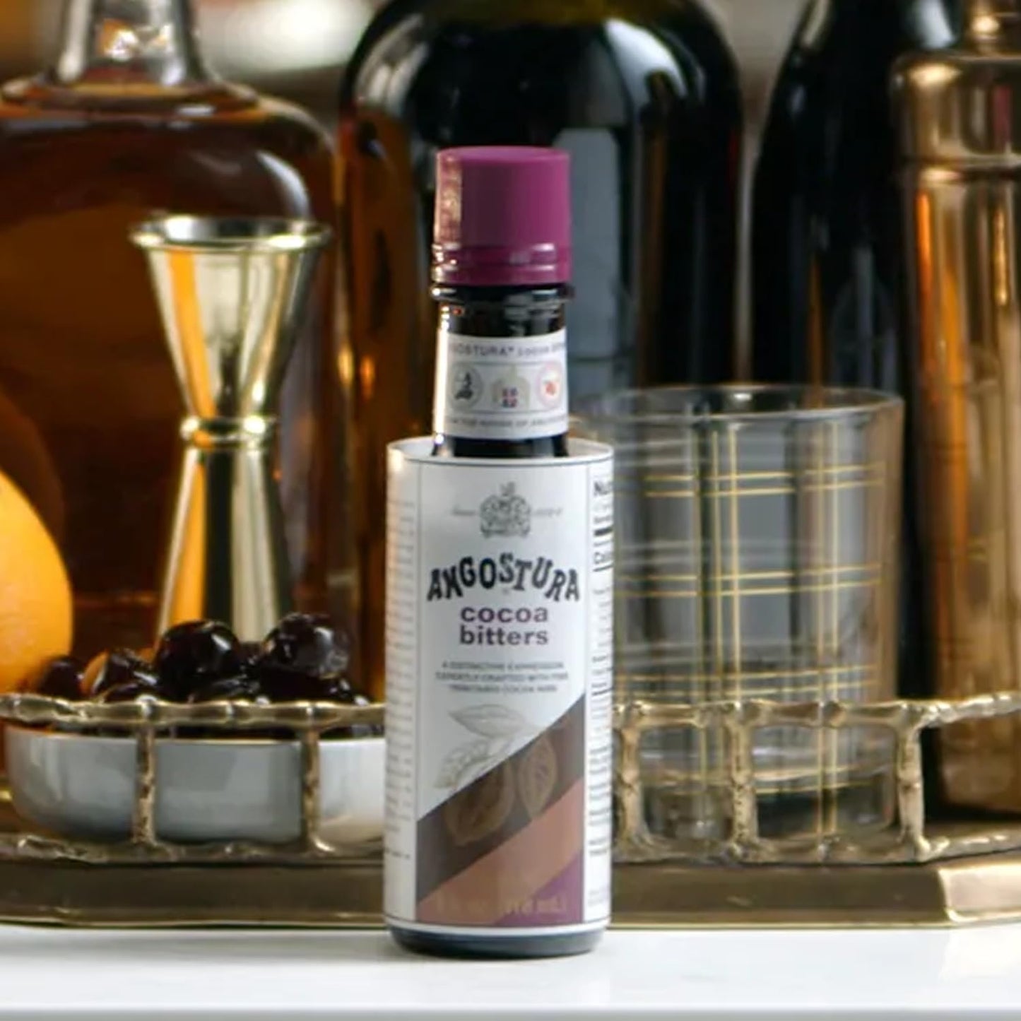 Angostura Cocoa Bitters - 4 FL OZ, Premium Cocktail Bitters for Home and Professional Mixologists, Kosher Certified, Sodium-Free Flavor Enhancer | 2
