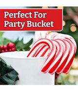 CANDY CANES (144 COUNT) -12 PACK, Peppermint Candy Canes, Individually Wrapped Bulk Candy Canes, Christmas Candy, Stocking Stuffers for Kids, Holiday