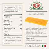Rustichella d'Abruzzo Organic Corn Spaghetti - 250g Gluten-Free Pasta - Delicious Corn Flavor - Perfect for Creative Dishes