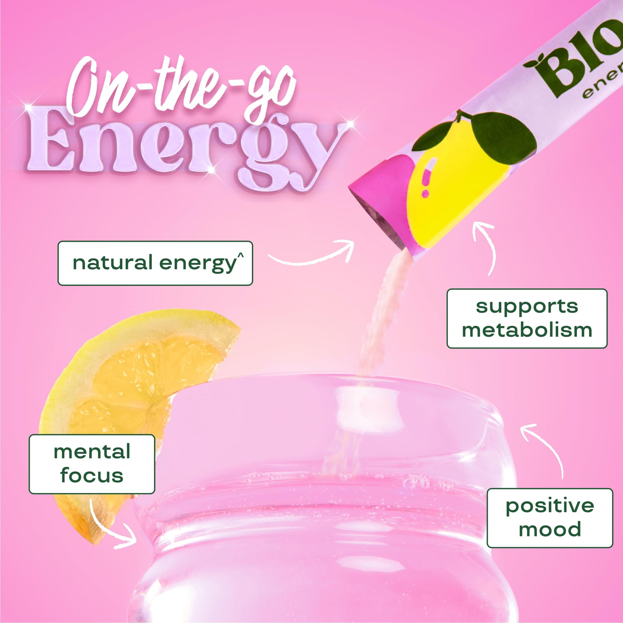 Bloom Nutrition Energy Drink Powder Packets, Sugar Free Energy Drink Mix with L-Theanine, B Vitamins & Natural Caffeine, On the Go Powder Sticks