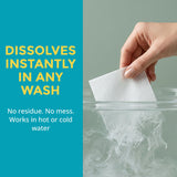 Laundry Detergent Sheets Fresh Linen Scent - 80 Loads, Ultra Concentrated Liquidless Soap - Tough on Stains, Eco Travel Friendly Laundry Sheets