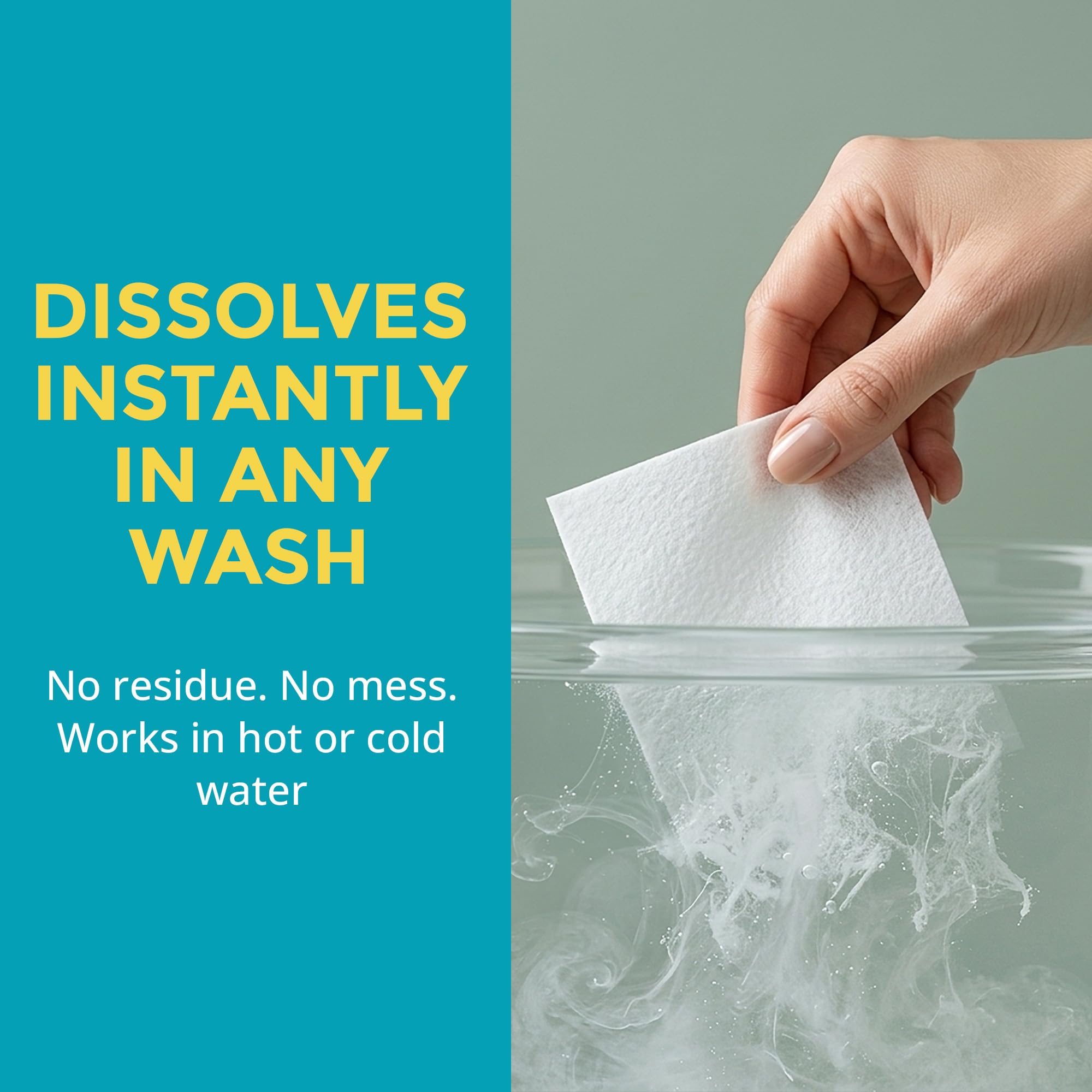 Laundry Detergent Sheets Fresh Linen Scent - 80 Loads, Ultra Concentrated Liquidless Soap - Tough on Stains, Eco Travel Friendly Laundry Sheets