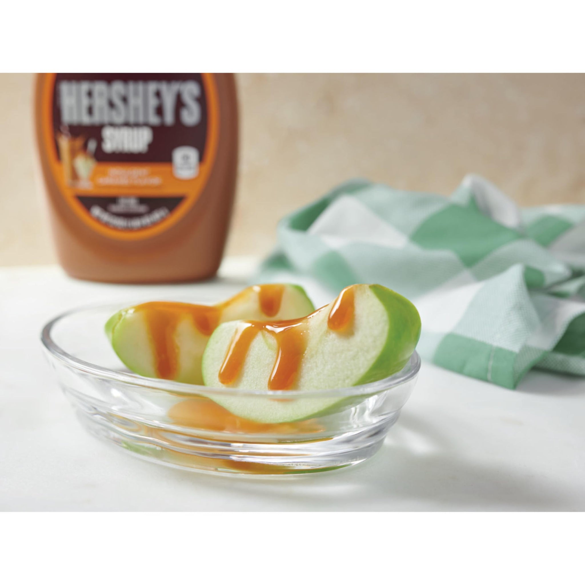 HERSHEY'S Caramel Flavored Syrup Bottle, 22 oz