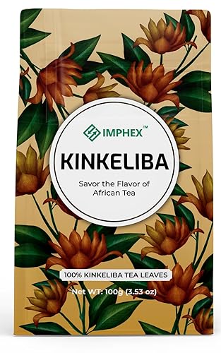 Imphex Kinkeliba | Seh-Haw | Premium African Herbal Tea | Raw From Senegal | 3.53 oz (100g) | Caffeine Free | 100% Natural Dried Leaves