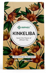 Imphex Kinkeliba | Seh-Haw | Premium African Herbal Tea | Raw From Senegal | 3.53 oz (100g) | Caffeine Free | 100% Natural Dried Leaves