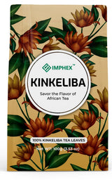 Imphex Kinkeliba | Seh-Haw | Premium African Herbal Tea | Raw From Senegal | 3.53 oz (100g) | Caffeine Free | 100% Natural Dried Leaves
