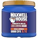 Maxwell House Smooth Bold Dark Roast Ground Coffee, 26.7 oz Canister
