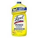 Lysol Power Clean Multi-Surface Cleaner, 2x Concentrated Pour, Sparkling Lemon & Sunflower Essence scent, 28 Fl Oz (Packaging May Vary)