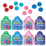 Baby Bottle Pop Twisters Chewy Candy, 8 Ct Sweet Candy with Chewy Sour Center in Twisting Containers, Full Size, Individually Wrapped Fun Bulk