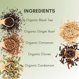 Organic Masala Chai - 2oz Bag (Approx. 30 Servings) | Full Leaf Tea Co.