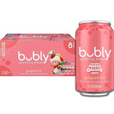 bubly Sparkling Water, The Super Mario Galaxy Movie Grapefruit, Zero Sugar & Zero Calories, 12 Fl Oz Cans (Pack of 8), Packaging May Vary
