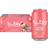 bubly Sparkling Water, The Super Mario Galaxy Movie Grapefruit, Zero Sugar & Zero Calories, 12 Fl Oz Cans (Pack of 8), Packaging May Vary