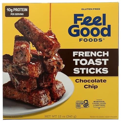 Feel Good Foods Chocolate Chip French Toast Sticks, 12 OZ