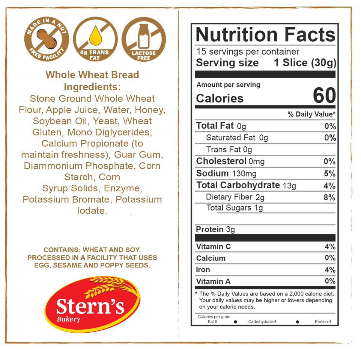 Whole Grain Bread | Sandwich Bread | 3 Flavor Variety Bundle | (1) 12 Grain Bread (1) 6 Grain Bread (1) 100% Whole Wheat Bread | 16 oz per Loaf
