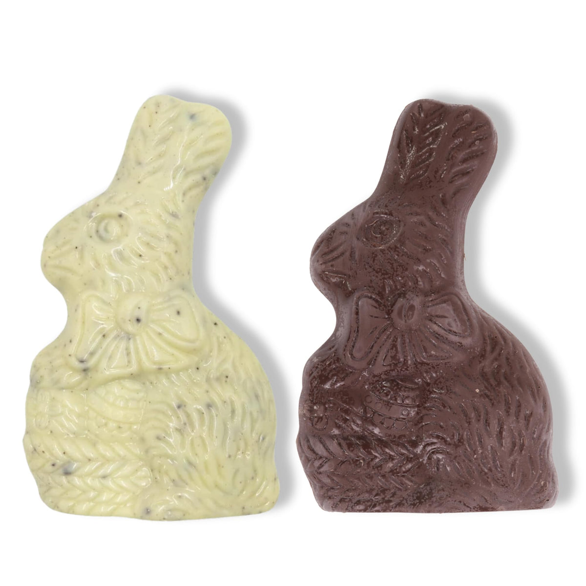 Cookies and Cream Easter Bunnies, Chocolate and Oreo Flavors, Classic Basket Stuffer Candy, 2 Ounces Each (Pack of 2)