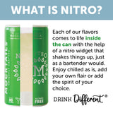 NITRO Mocktails Mockarita (Pack of 4) | Award-Winning Non-Alcoholic Margarita | Non-GMO & Vegan NA Drinks | Low Calorie Alcohol Alternative Beverage |