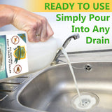 Fruit Fly & Drain Fly Killer - Commercial Gel Treatment - Eliminates Fly & Gnat Infestations - 1 Gallon