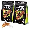PARDAS Caramel Cream Candy, 7oz Bag, 2 Pack of Caramels Individually Wrapped, Ideal Kosher Candy for Desserts, Parties, Lunchboxes and Holiday