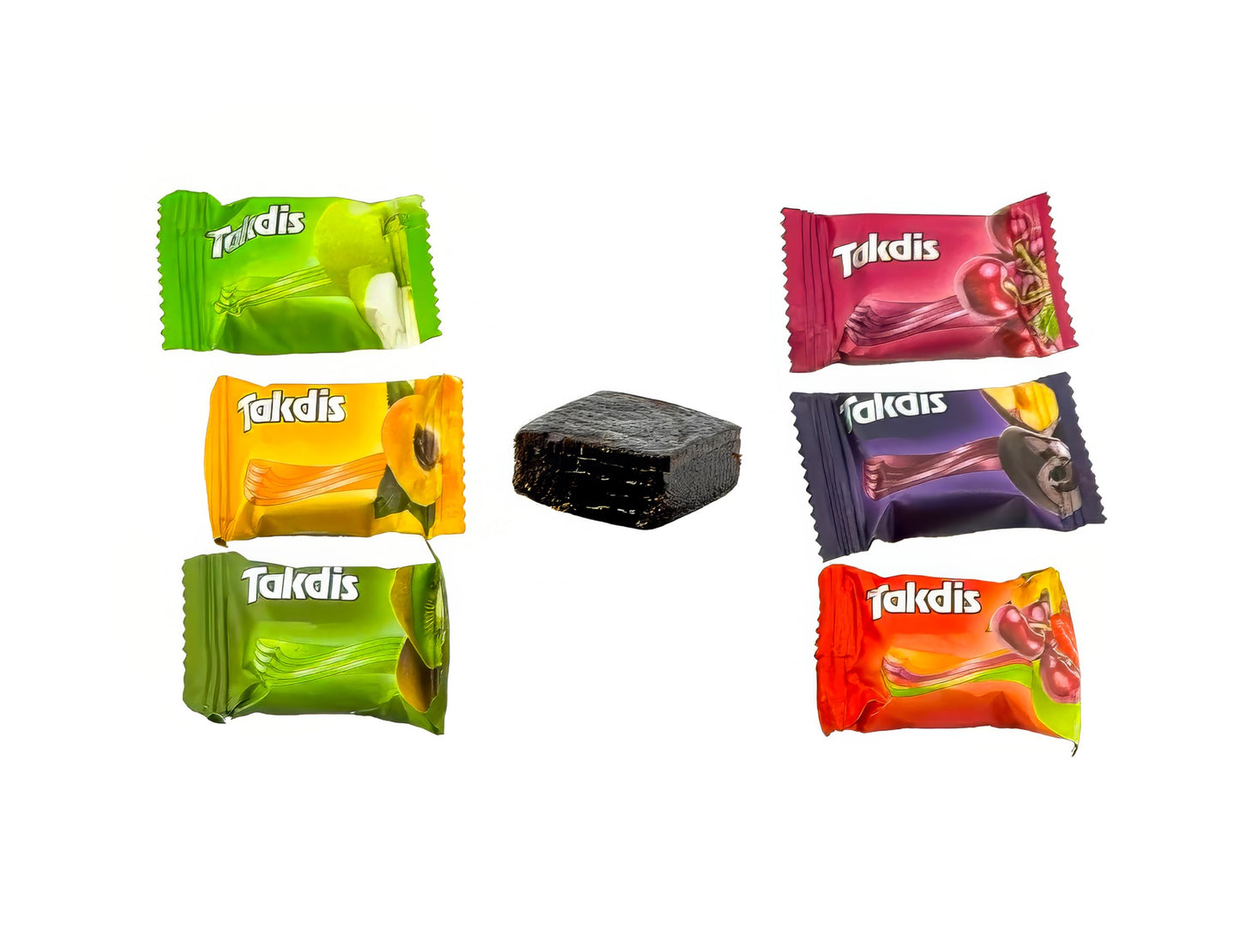 Mini Fruit Bars, Individually Wrapped, Mixed Flavors Lavashak Bites, Sweet & Sour All Natural, 2 lbs