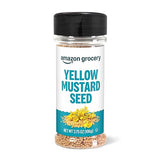 Amazon Grocery, Yellow Mustard Seed, 3.75 Oz