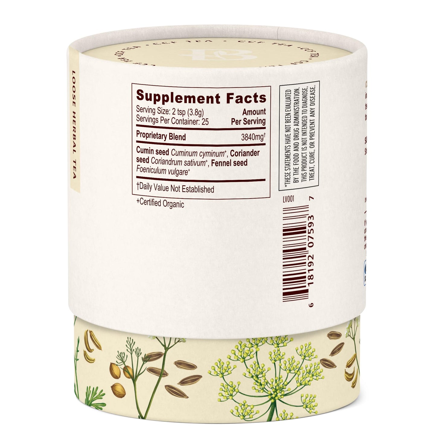 Banyan Botanicals CCF Tea (Cumin, Coriander, Fennel) - Organic Digestion Tea - Traditional Ayurvedic Detox For Supporting Digestion & Gentle Cleansing
