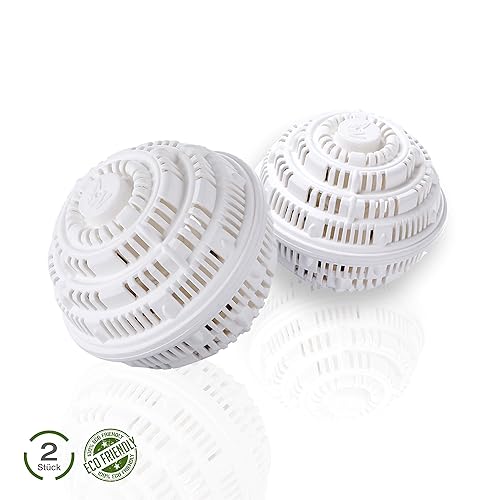 Premium Detergent-Free Washing Machine Balls by Eco Hi-Ball - Save on Laundry Detergent - Naturally Washes Clothes Amazingly with Infrared Ceramic