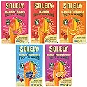 SOLELY Organic Fruit Gummies Variety Pack, Mango, Mango & Orange, Mango & Guaba, Mango & Passion Fruit, Mango & Blueberry, Total 5 Packs, LIVEBEAR