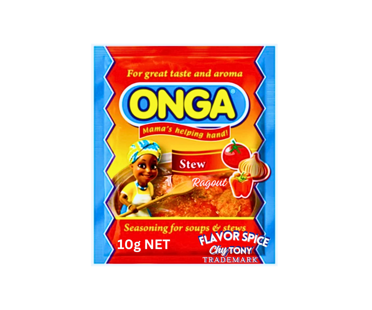 Onga Stew Seasonings 8g (1 Roll (Pack of 10)