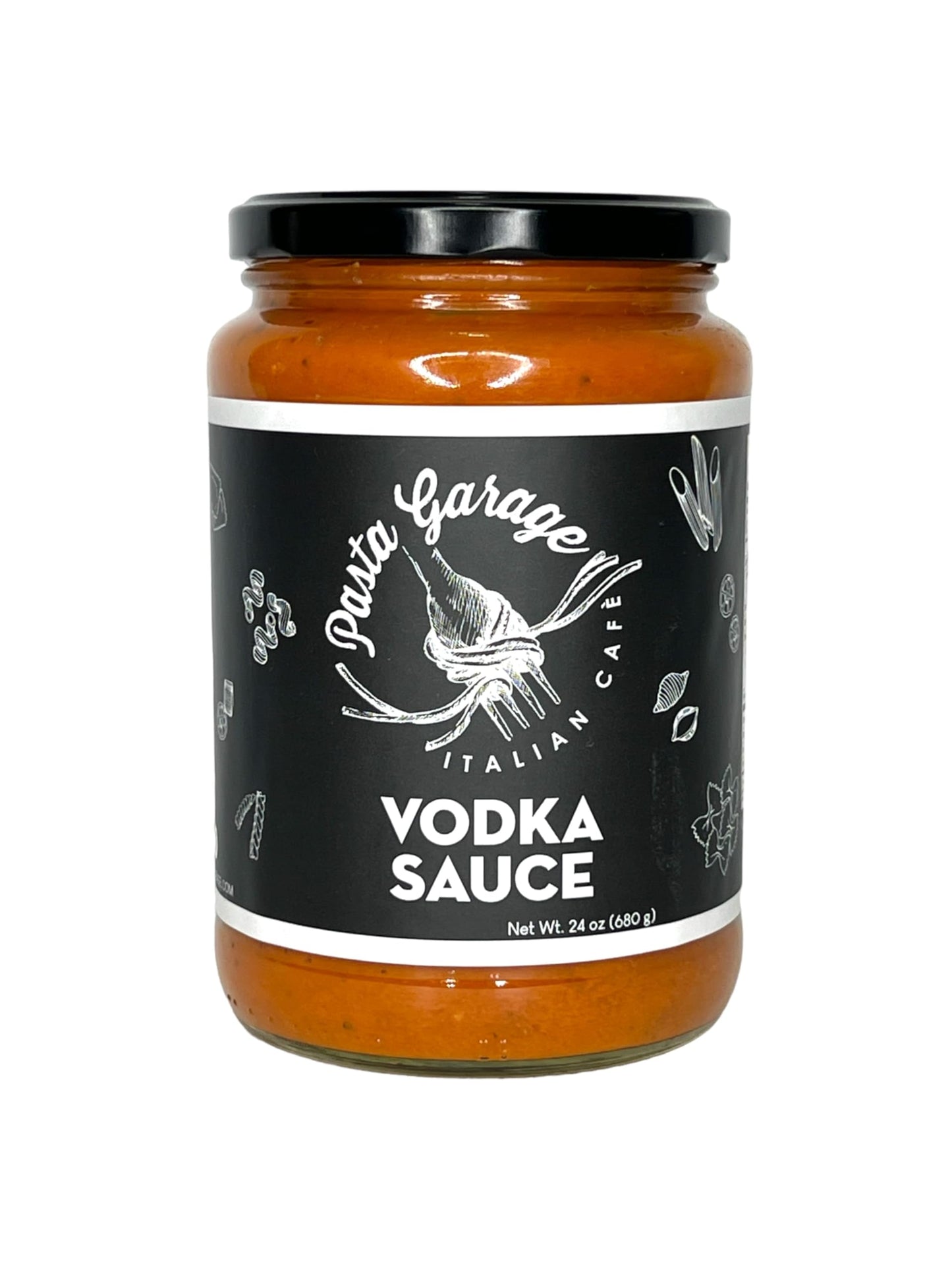 Pasta Garage Classic VODKA Sauce/World Famous Signature Recipe Pasta Sauce/Small Batch/Slow Cooked/Vegetarian/Vegan/Gluten Free/Low Carb/24oz. (Pack