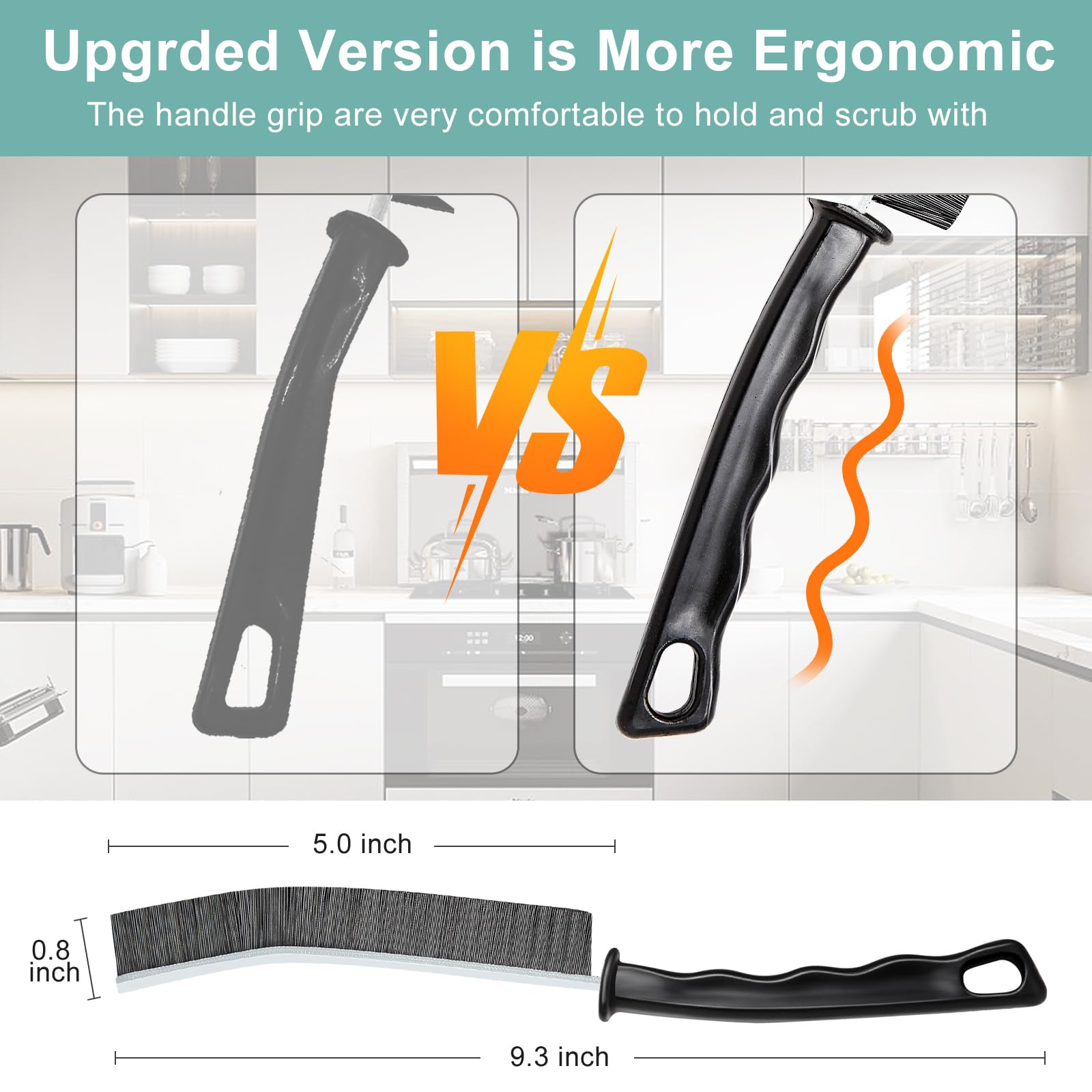 Crevice Cleaning Brush?Hard-Bristled Grout Brush?2026 New Multifunctional Gap Cleaning Brush Tool?Dead Corners Brushes for Bathroom Kitchen Tiles