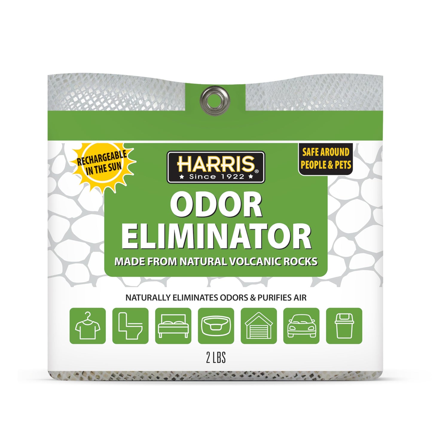 Harris Odor Eliminator Volcanic Rocks - Aborbes Odors from the Air Naturally