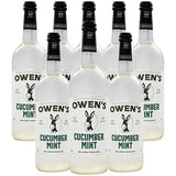 Owen’s Craft Mixers | Cucumber Mint 8 Pack 750ml | Handcrafted in the USA with Premium Ingredients | Vegan & Gluten-Free Soda Mocktail and Cocktail