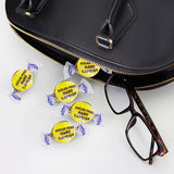 Sugar Free Lemon Hard Candy Drops - 1 Pound Approx. 75 Pieces, Individually Wrapped Lemon Flavored Candy Discs For Holiday Treats & Snacks, Sugar Free