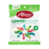 Albanese World's Best Lower Sugar, Gluten Free Mini Gummi Worms, 1.76oz Bag