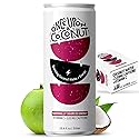 Once Upon a Coconut Sparkling Coconut Water + Energy - Low Calorie All-Natural Drink with Electrolytes - Non-GMO - Gluten-Free - 10.8 Fl Oz (Pack