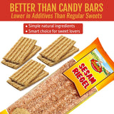 Ivanka's Sesame Crunchy Caramel Bars Deliver Natural Energy & Nutty Flavor - Sesame Bars Ideal for Snacking or Healthy Breakfast - Enjoy the Taste