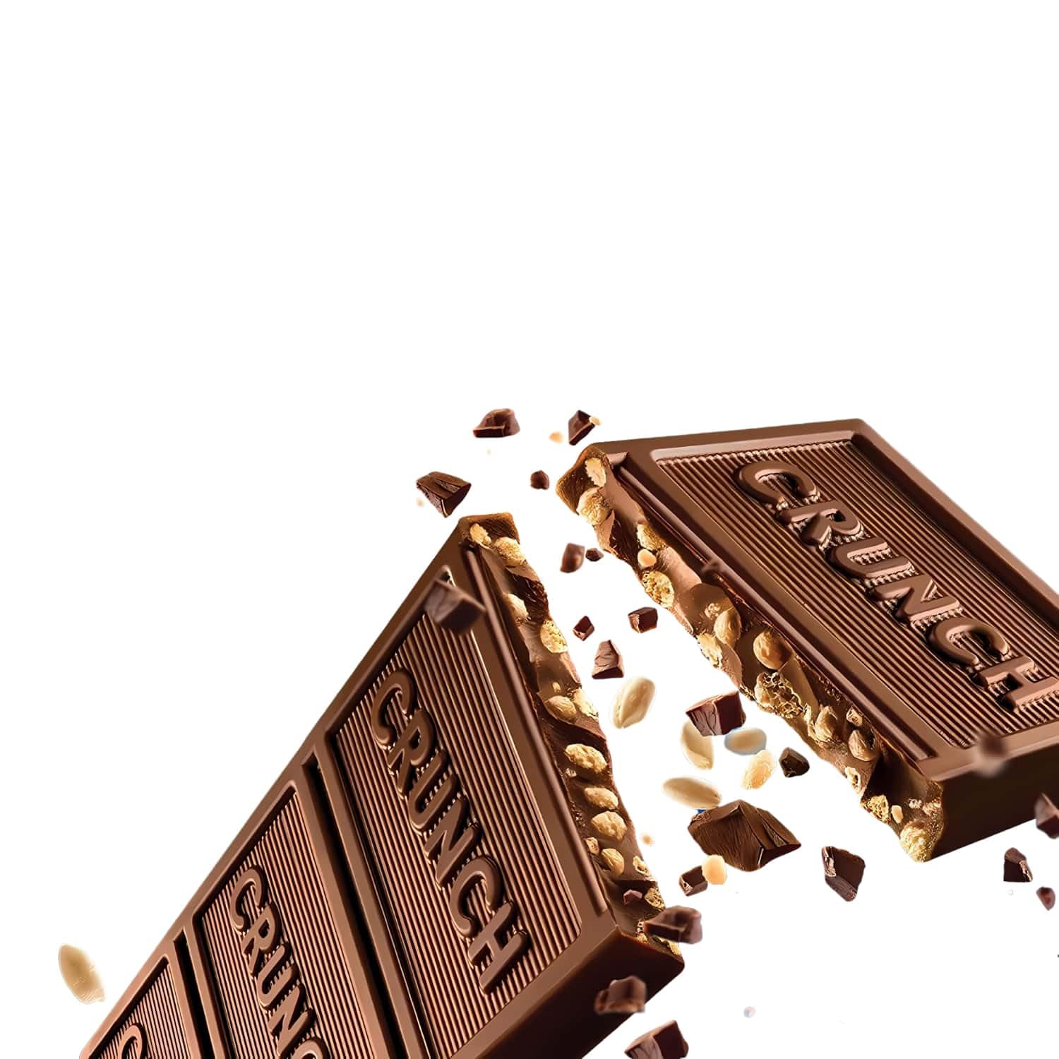 CandyKrave Crunch Snack Size Chocolate Bars Milk Candy, 3 lb Crunch Chocolate Candy Bars, Snack Size Crunch Bars Great Treats for Easter